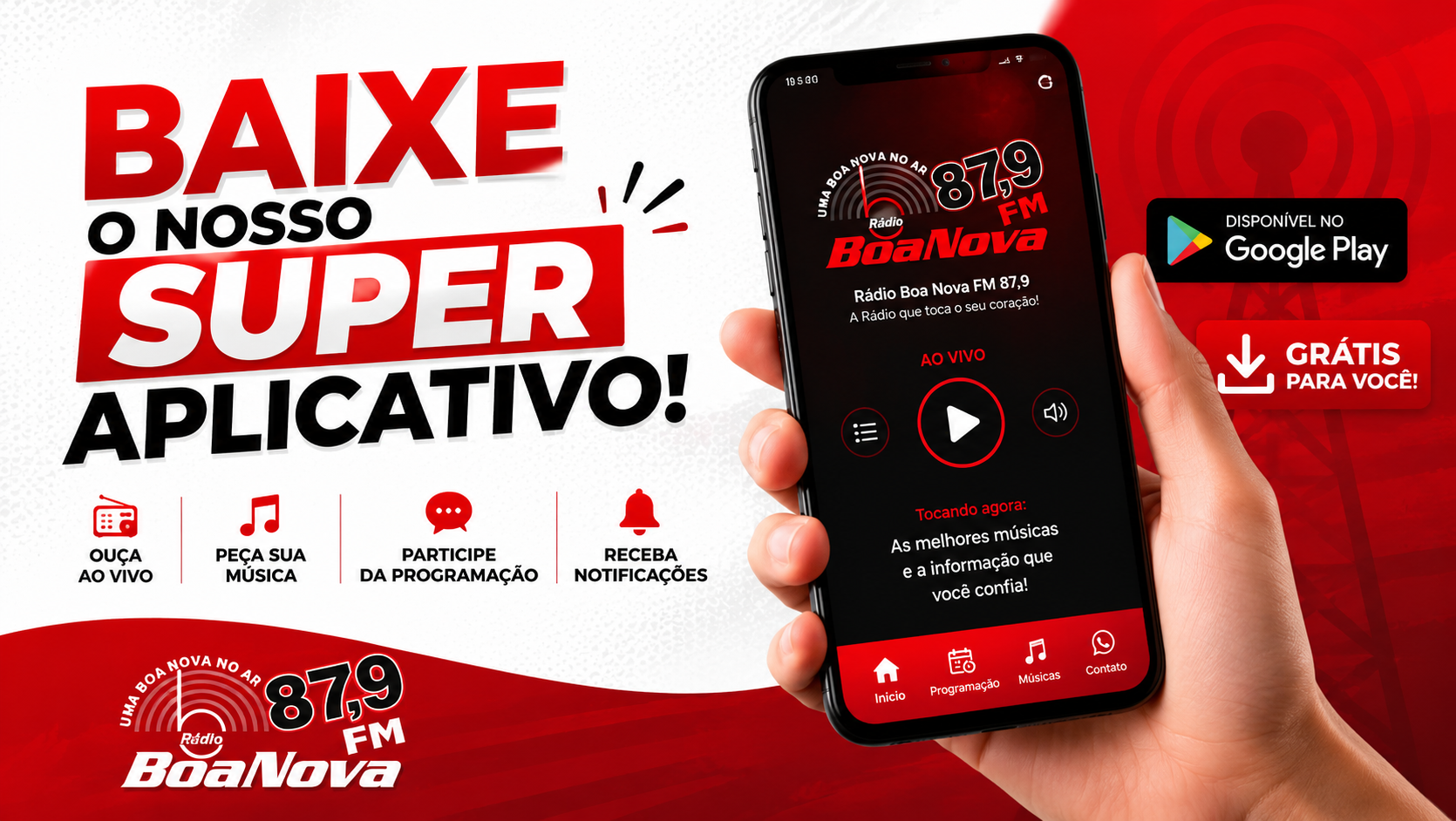 BAIXE O NOSSO SUPER APLICATIVO!